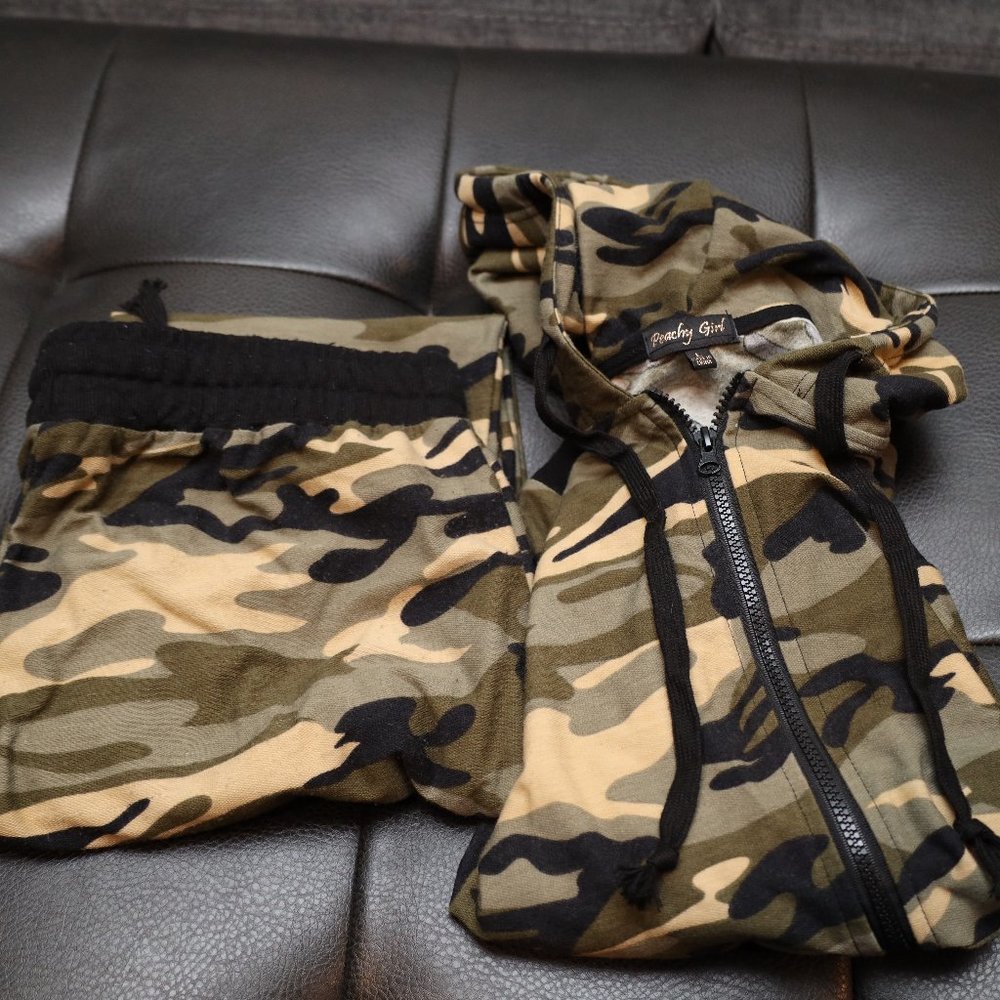 EUC Camo track suit